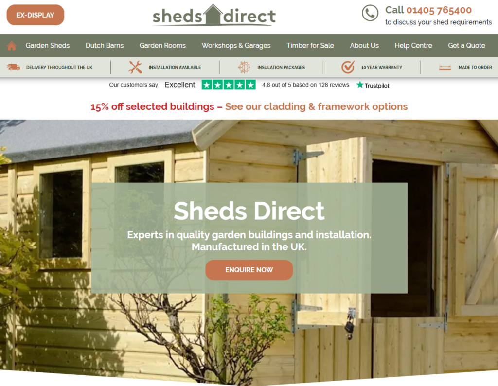 sheds direct