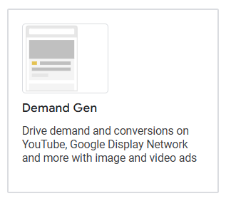 Demand Gen Campaigns