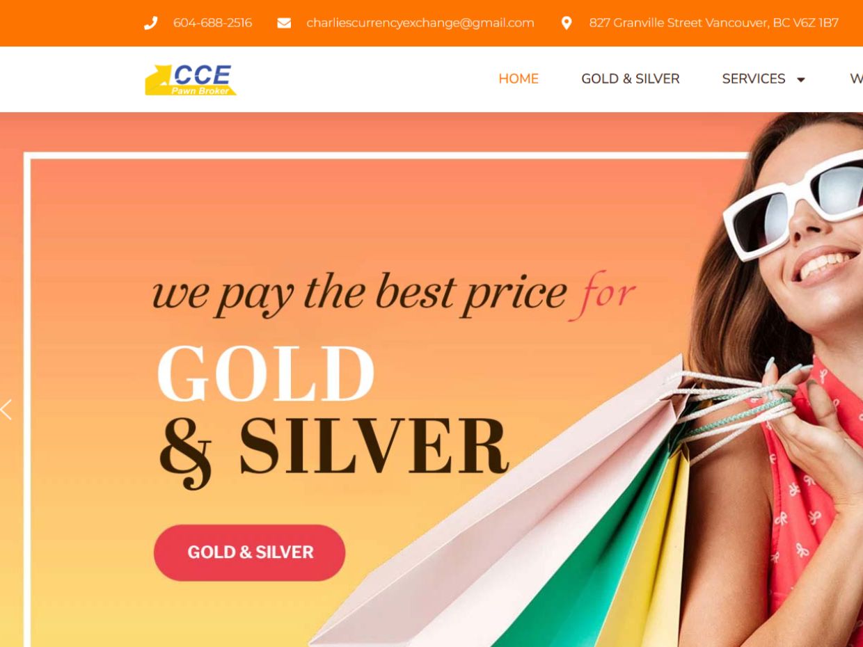 CCE Pawn shop in Vancouver