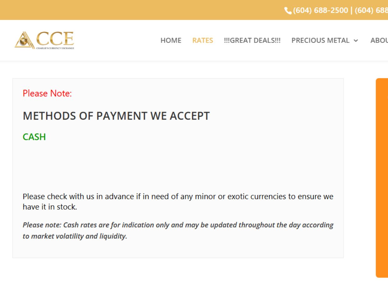 Charlies Currency Exchange