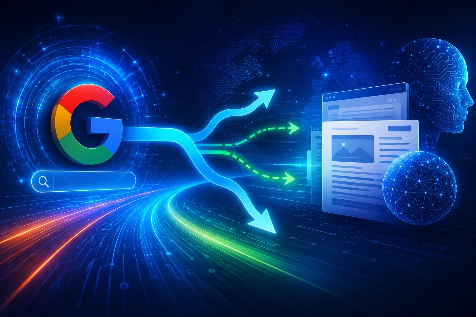 Googles Search Redirect System